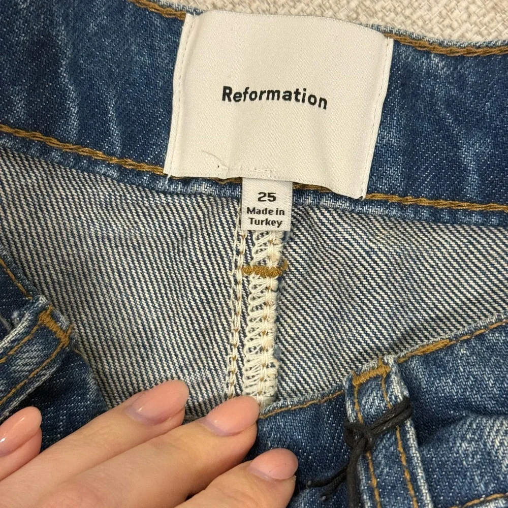 Reformation NWT Blue Denim Jean Shorts